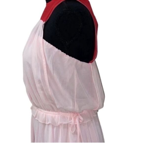 Express Pink & Red Dress(Size Medium) - Picture 5 of 6